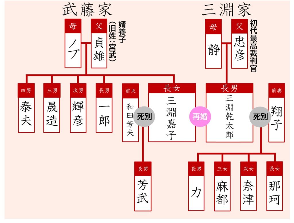 三淵嘉子の家系図を図解でわかりやすく紹介！